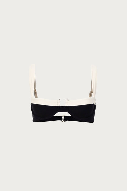 Underwire And Bottom (Black/Cream)