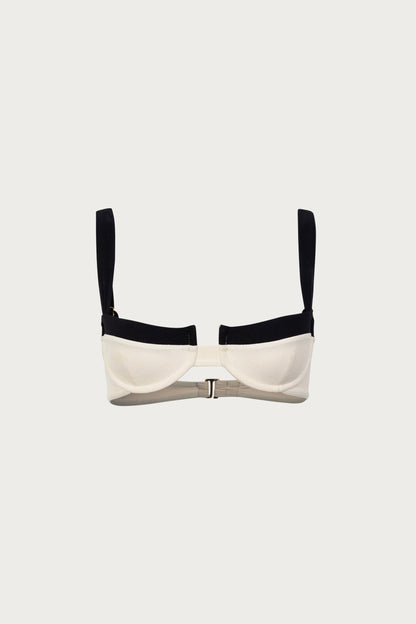 Underwire And Bottom (Cream/Black)