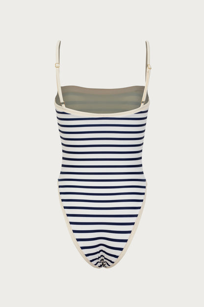 Colorblock One Piece (Nautical Stripe)