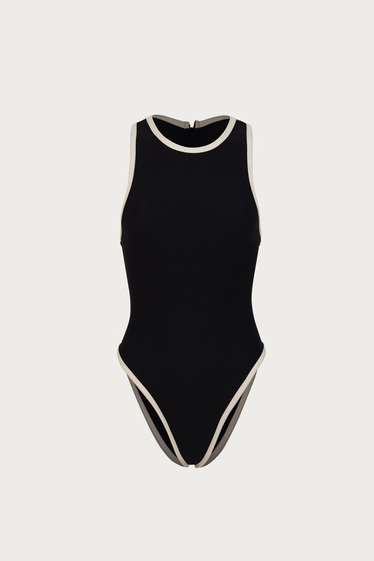 Flaw One Piece (Black/Cream)