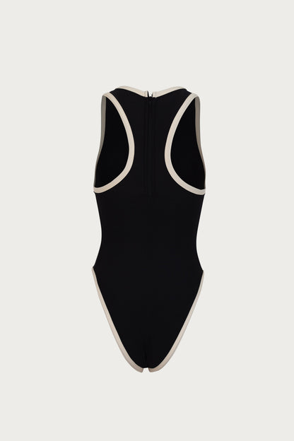 Flaw One Piece (Black/Cream)