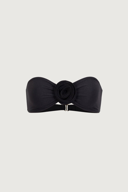 Rosette Bandeau And Bottom (Black/Black)